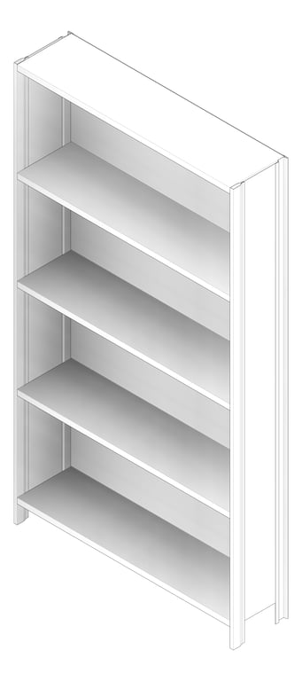 3D Documentation Image of Shelving Closed ASI PerformancePlus