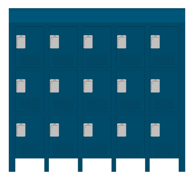 Front Image of LockerArray Metal ASI Competitor