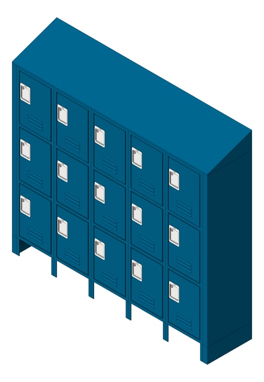 Image of LockerArray Metal ASI TraditionalPlus