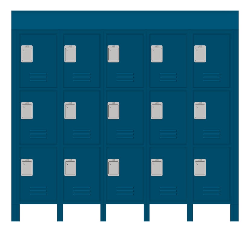 Front Image of LockerArray Metal ASI TraditionalPlus