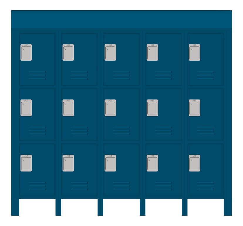 Front Image of LockerArray Metal ASI TraditionalPlus