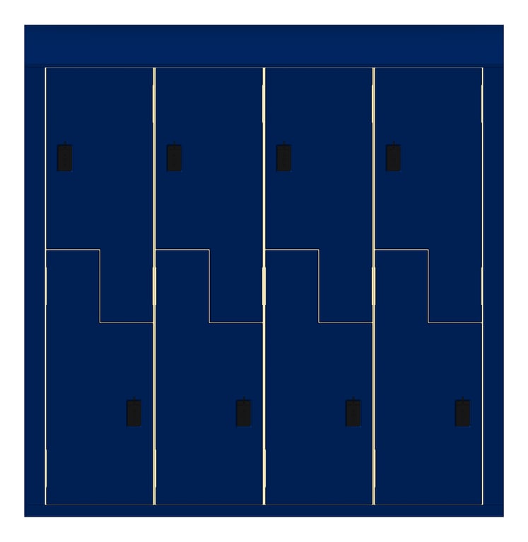 Front Image of LockerArray Phenolic ASI TraditionalPlus