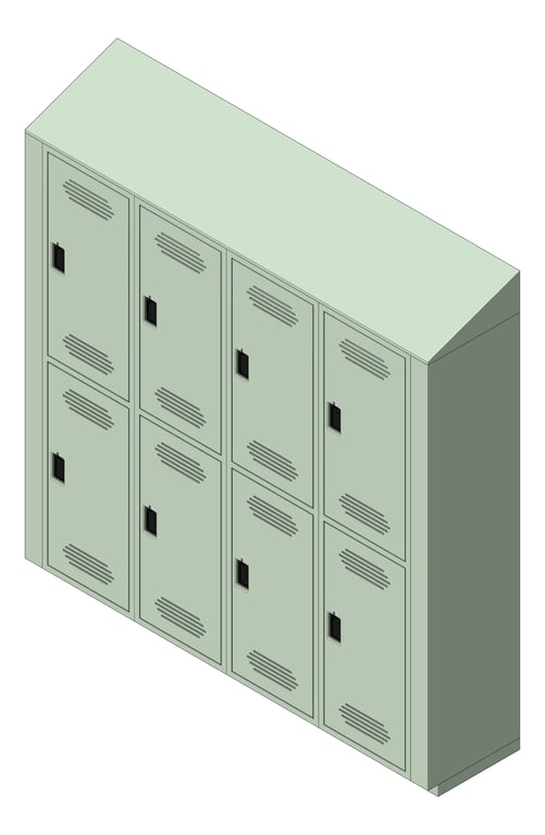 Image of LockerArray Plastic ASI Traditional