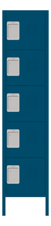 Front Image of Locker Metal ASI Competitor FiveTier