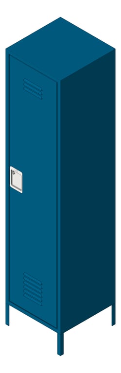 Image of Locker Metal ASI Traditional SingleTier