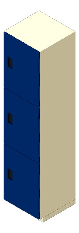 Image of Locker Phenolic ASI TraditionalPlus TripleTier