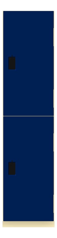 Front Image of Locker Phenolic ASI Traditional DoubleTier