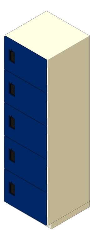 Image of Locker Phenolic ASI Traditional FiveTier