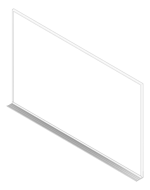 3D Documentation Image of Board Bulletin ASI NaturalCork 9800