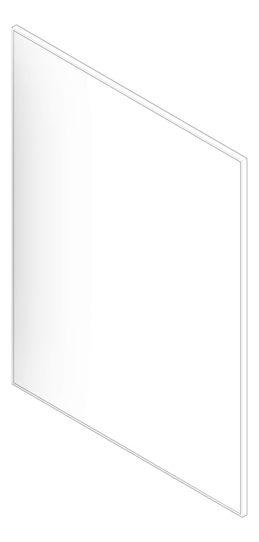 3D Documentation Image of Board Bulletin ASI NaturalCork Square 9100