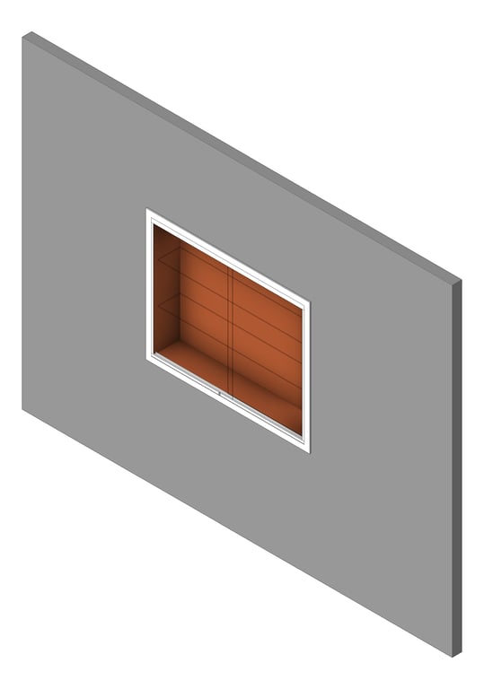 Image of Cabinet Recessed ASI DisplayCase SlidingGlass