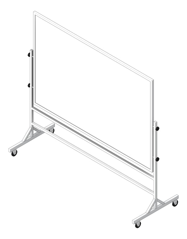 Image of Board Marker ASI MobileUnit Reversible Porcelain