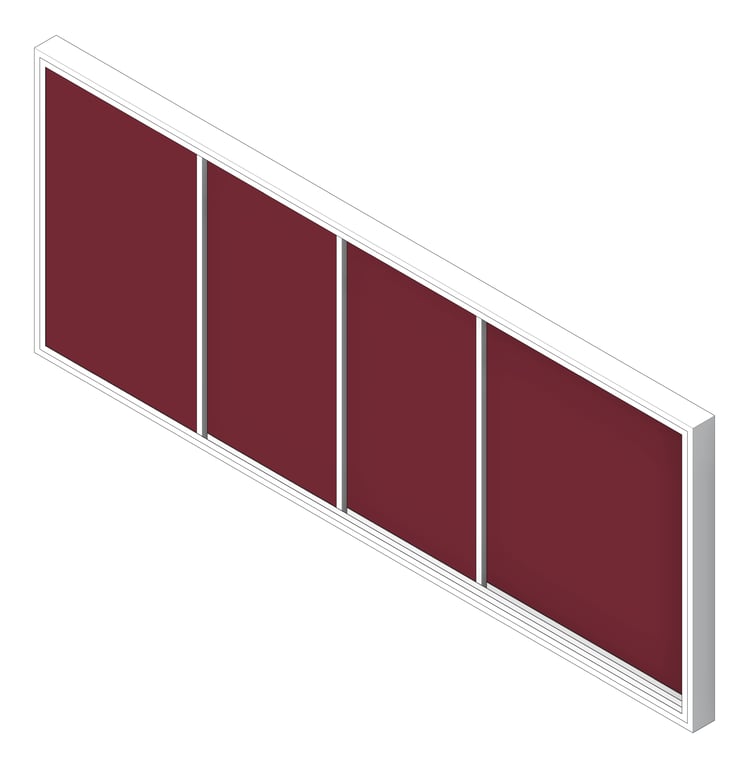 Board Tack ASI HorizontalSliders FabricTac Triple