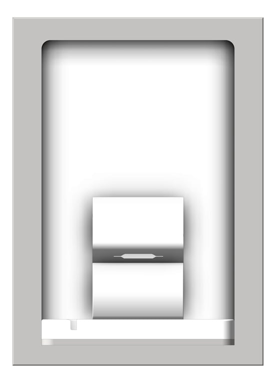 Front Image of BabyChangeStation Recessed ASI Vertical StainlessSteel