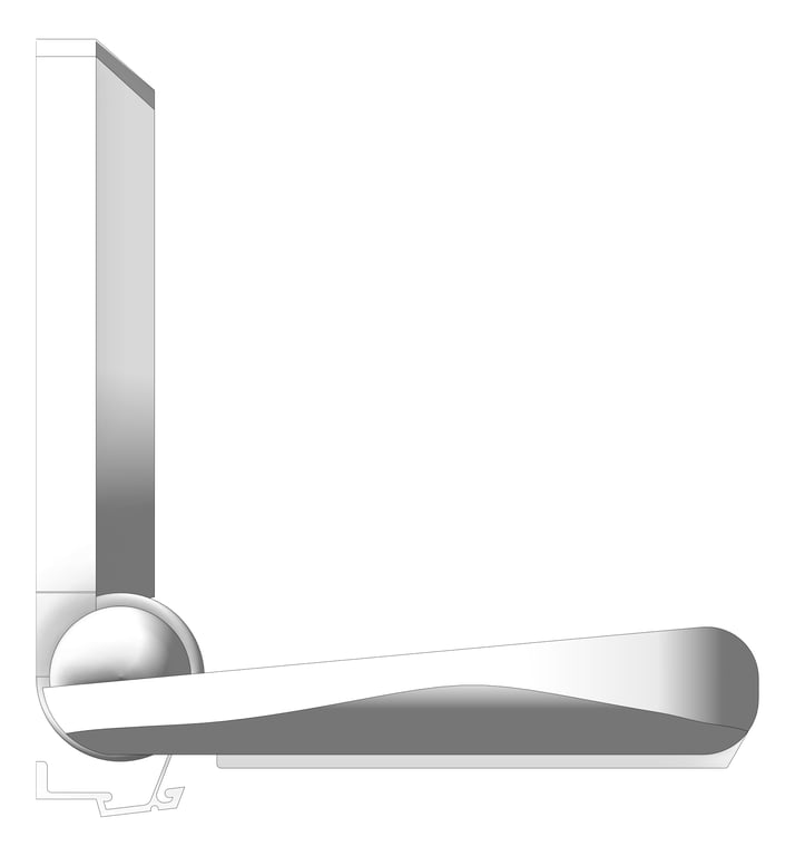 Left Image of BabyChangeStation SurfaceMount ASI Horizontal HDPE