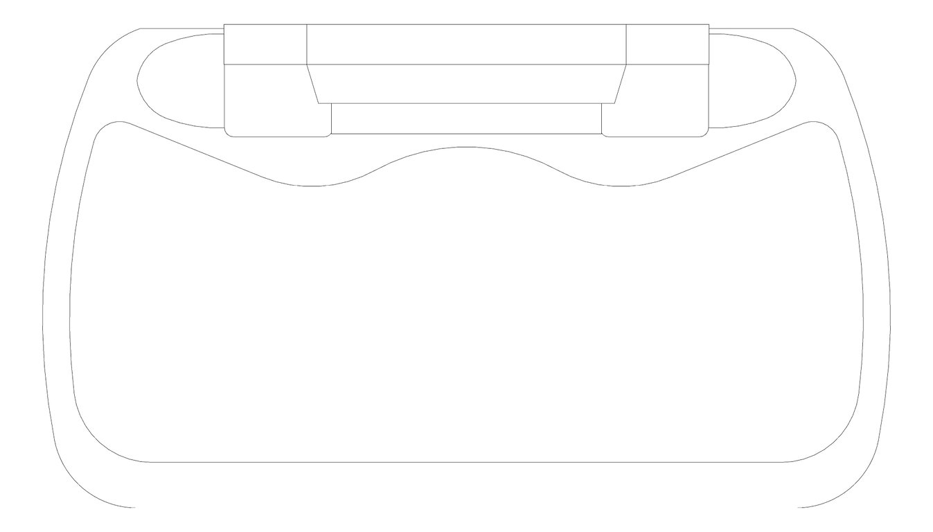 Plan Image of BabyChangeStation SurfaceMount ASI Horizontal HDPE