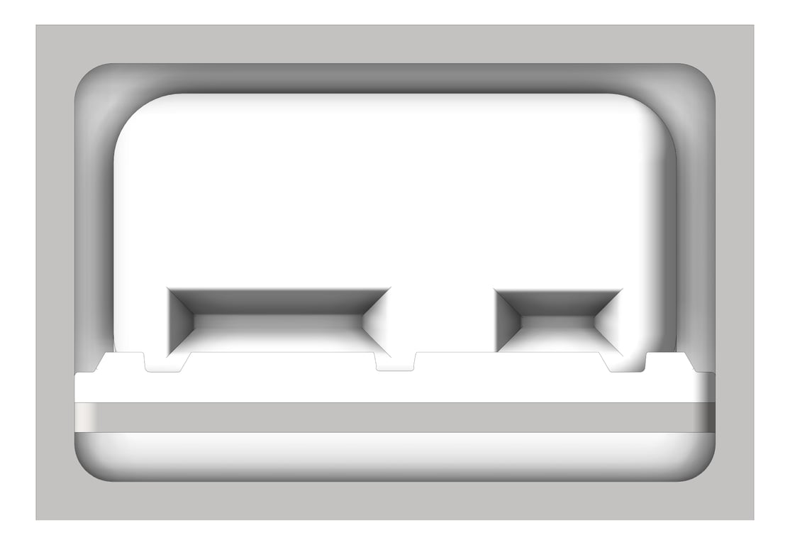 Front Image of BabyChangeStation SurfaceMount ASI Roval Horizontal StainlessSteel HeavyDuty