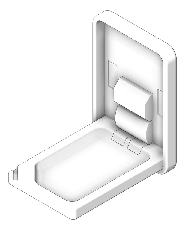 Navigate to BabyChangeStation SurfaceMount ASI Vertical Plastic