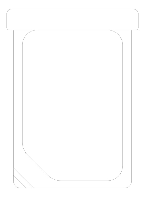 Plan Image of BabyChangeStation SurfaceMount ASI Vertical Plastic