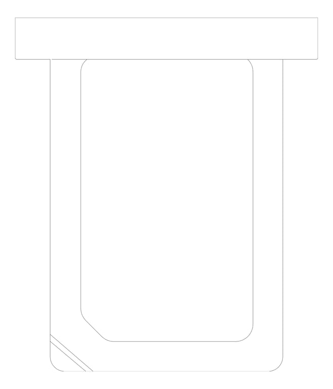 Plan Image of BabyChangeStation SurfaceMount ASI Vertical StainlessSteel