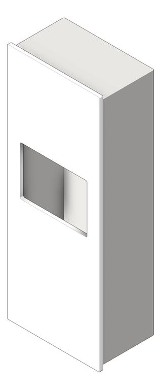 Image of CombinationUnit Recessed ASI Piatto RollPaperDispenser Battery 9.9Gal