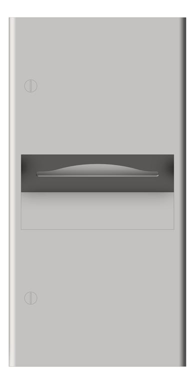 Front Image of CombinationUnit Recessed ASI Profile PaperDispenser 2Gal