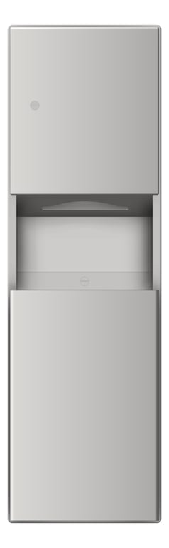 Front Image of CombinationUnit Recessed ASI Roval PaperDispenser 14.8Gal