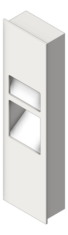 Navigate to CombinationUnit Recessed ASI Simplicity PaperDispenser HandDryer 6.8Gal