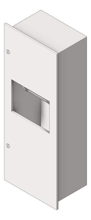 Image of CombinationUnit Recessed ASI Simplicity RollPaperDispenser Electric 9.9Gal