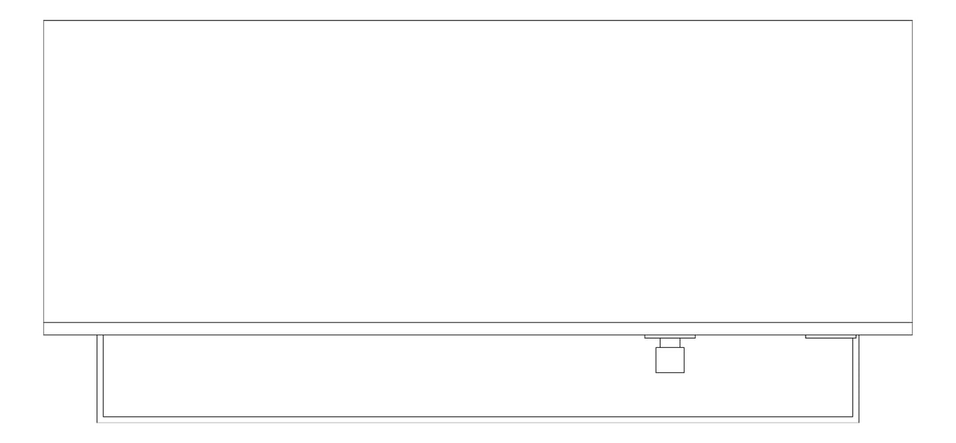 Plan Image of CombinationUnit SemiRecessed ASI Traditional RollPaperDispenser 13.3Gal