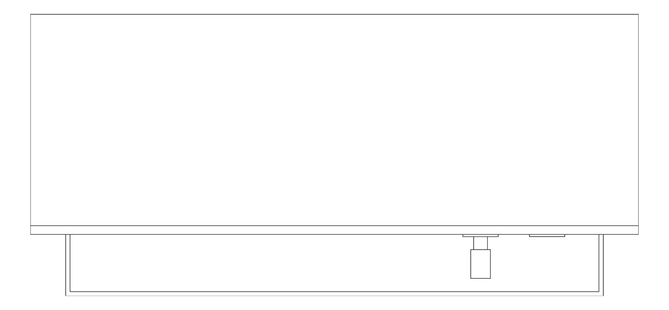 Plan Image of CombinationUnit SemiRecessed ASI Traditional RollPaperDispenser 18Gal