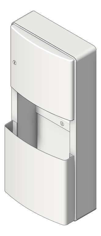 Image of CombinationUnit SurfaceMount ASI Roval PaperDispenser 3Gal