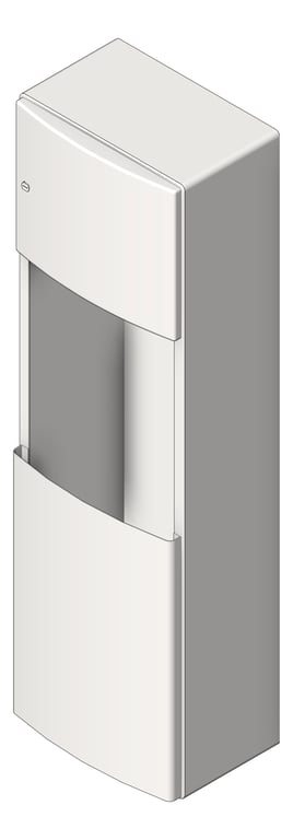 Image of CombinationUnit SurfaceMount ASI Roval RollPaperDispenser Battery 17.8Gal