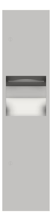 Front Image of CombinationUnit SurfaceMount ASI Simplicity PaperDispenser 7Gal