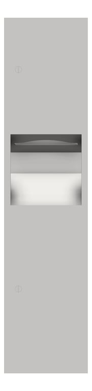 Front Image of CombinationUnit SurfaceMount ASI Simplicity PaperDispenser 7Gal