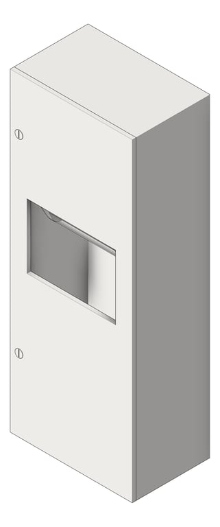 Image of CombinationUnit SurfaceMount ASI Simplicity RollPaperDispenser Battery 9.9Gal