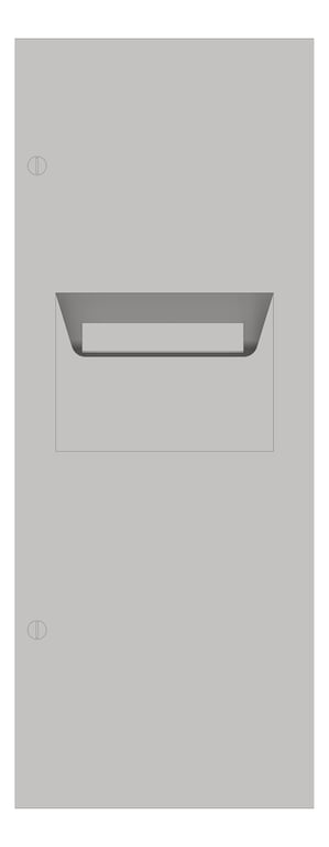 Front Image of CombinationUnit SurfaceMount ASI Simplicity RollPaperDispenser Battery 9.9Gal