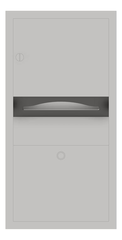 Front Image of CombinationUnit SurfaceMount ASI Traditional PaperDispenser 2Gal