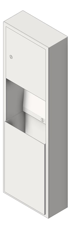 Navigate to CombinationUnit SurfaceMount ASI Traditional PaperDispenser Adjustable 12Gal