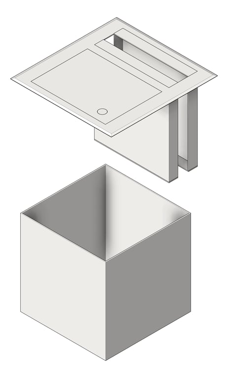 CombinationUnit VanityMounted ASI Traditional PaperDispenser 7.5Gal