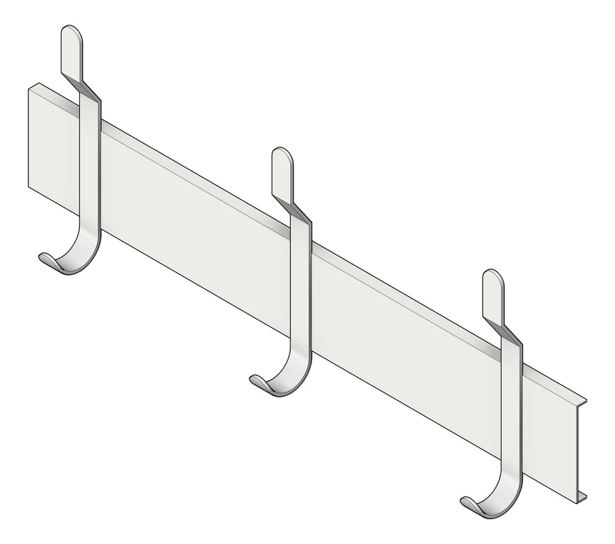 Image of UtilityHookStrip SurfaceMount ASI