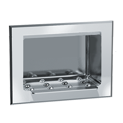 0400_ASI-RecessedHeavyDutyStainlessSteelSoapDishAndBar@2x.png Image of SoapDish Recessed ASI HeavyDuty