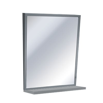 0537_ASI-FixedTiltMirror.png Image of Mirror PlateGlass ASI FixedTilt Framed Shelf