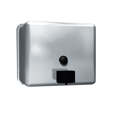 9343_ASI-HorizontalSoapDispenser@2x.png Image of SoapDispenser SurfaceMount ASI Profile