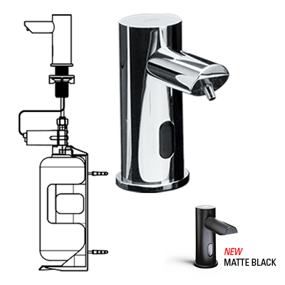 EZ-fill-ill_0391_single_foam_mb.png Image of SoapDispenser VanityMount ASI EZFill Battery Standalone