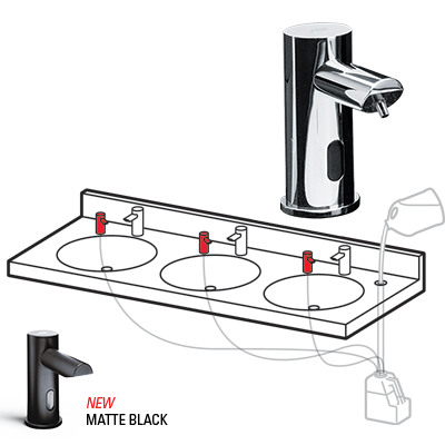 EZ-fill-ill_0393-N_multi_foam_mb.png Image of SoapDispenser VanityMount ASI EZFill Battery MultiFeed