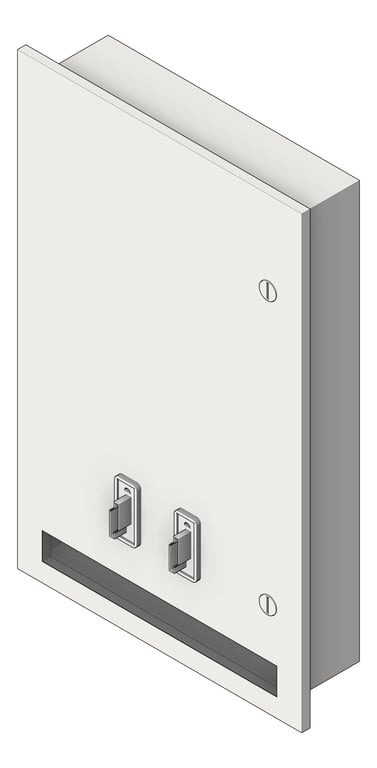 SanitaryDispenser Recessed ASI