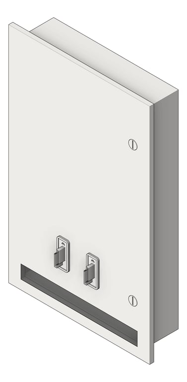 Image of SanitaryDispenser Recessed ASI Simplicity