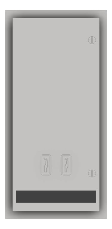 Front Image of SanitaryDispenser SemiRecessed ASI