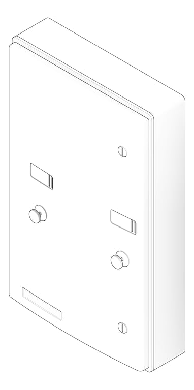 3D Documentation Image of SanitaryDispenser SurfaceMount ASI Roval